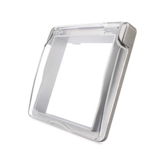 Крышка для розетки Livolo IP44 серый (C7-1WF-15) Крышка для розетки Livolo IP44 серый (C7-1WF-15)