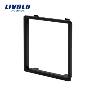 Ободок розетки Livolo черный (VL-DF101-12)