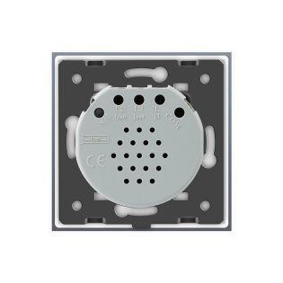 Бесконтактный диммер Livolo серый стекло (VL-C701D-PRO-15) Бесконтактный диммер Livolo серый стекло (VL-C701D-PRO-15)