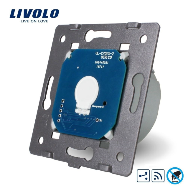 Механизм бесконтактный проходной радиоуправляемый выключатель Livolo (VL-C701SR-PRO)