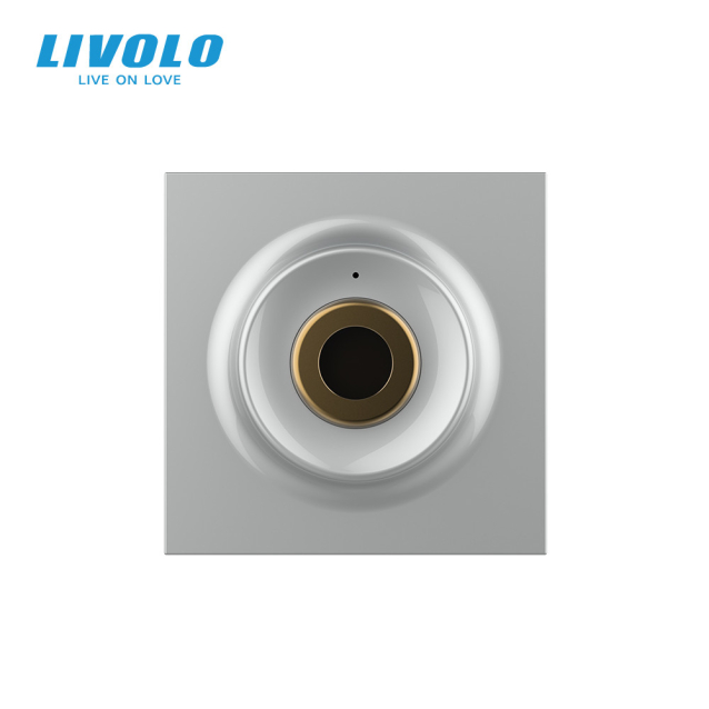 Механизм бесконтактный выключатель 1 сенсор Sense Livolo серый (VL-FCU1-2IP)