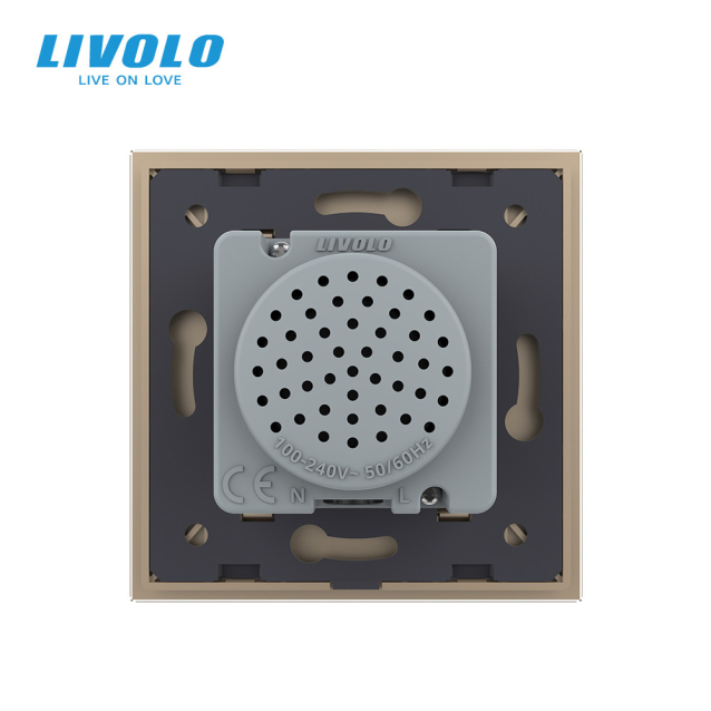 Bluetooth 5.0 колонка золото Livolo (VL-C7-FCF-2AP)