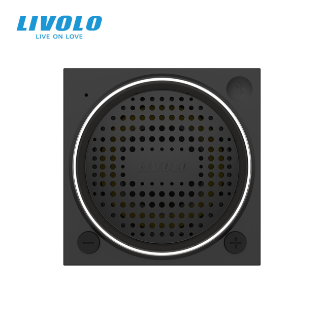 Механизм Bluetooth 5.0 колонка черный Livolo (VL-FCF-2BP)