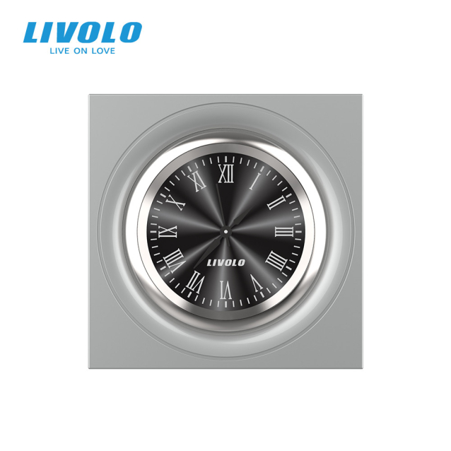 Механизм часы серый Livolo (VL-FCCL-2IP)