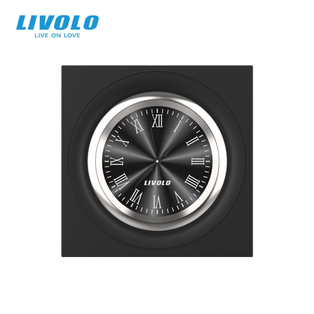 Механизм часы черный Livolo (VL-FCCL-2BP)