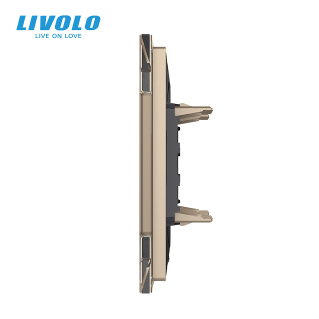 Часы механические золото Livolo (VL-FCCL-2AP-13)
