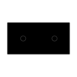 Сенсорный диммер Livolo 2 канала (1-1) черный стекло (VL-C702D-12) Сенсорный диммер Livolo 2 канала (1-1) черный стекло (VL-C702D-12)