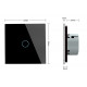 Сенсорная кнопка Livolo Сухой контакт 1 канал черный стекло (VL-C701IH-12)