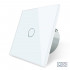 Сенсорная кнопка Livolo Сухой контакт 1 канал белый стекло (VL-C701IH-11)