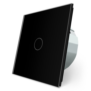 Сенсорный выключатель таймер Выключатель с реле времени Livolo цвет черный (VL-C701T-12) Сенсорный выключатель таймер Выключатель с реле времени Livolo цвет черный (VL-C701T-12)