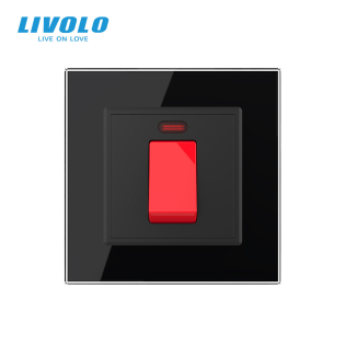 Мастер выключатель 20 ампер Livolo Черный (VL-C7KMKV20A-2BP) Мастер выключатель 20 ампер Livolo Черный (VL-C7KMKV20A-2BP)