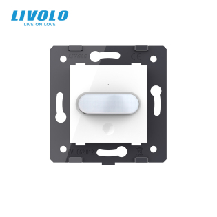 Механизм ZigBee датчик движения с сенсорным выключателем Livolo, VL-FCUZ-2WP Механизм ZigBee датчик движения с сенсорным выключателем Livolo, VL-FCUZ-2WP