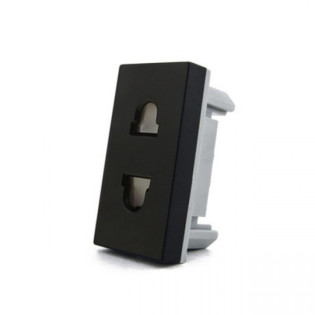 Механизм универсальная розетка Livolo US EU черный (VL-C7-C1A-12) Механизм универсальная розетка Livolo US EU черный (VL-C7-C1A-12)