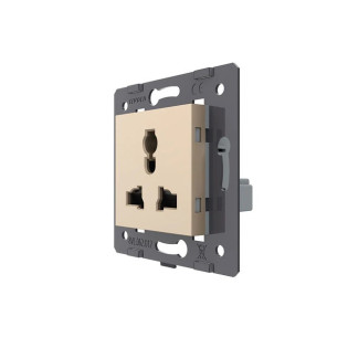 Механизм универсальная розетка 12 стандартов в 1 Livolo, 724200613 Механизм универсальная розетка 12 стандартов в 1 Livolo, 724200613