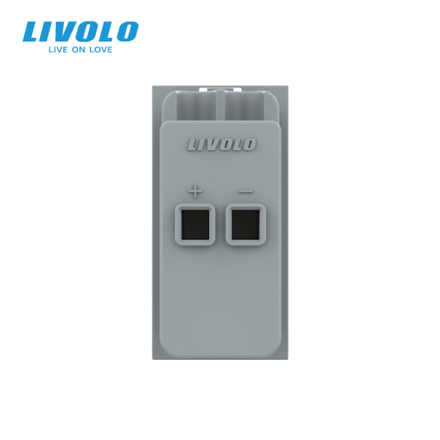 Механизм розетка Hi-Fi аудио черный Livolo (VL-FCSD-1BPS01)