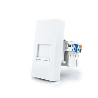 Механизм розетка интернет RJ-45 Cat 6 Livolo белый (VL-C7-1C-11) Механизм розетка интернет RJ-45 Cat 6 Livolo белый (VL-C7-1C-11)