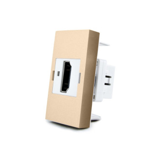 Механизм розетка Livolo HDMI золото (VL-C7-1HD-13) Механизм розетка Livolo HDMI золото (VL-C7-1HD-13)