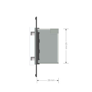 Механизм терморегулятор сенсорный с сухим контактом Livolo, C7-01TM3-11 Механизм терморегулятор сенсорный с сухим контактом Livolo, C7-01TM3-11