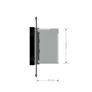 Механизм терморегулятор сенсорный с сухим контактом Livolo, C7-01TM3-12 Механизм терморегулятор сенсорный с сухим контактом Livolo, C7-01TM3-12