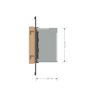 Механизм терморегулятор сенсорный с сухим контактом Livolo, C7-01TM3-13 Механизм терморегулятор сенсорный с сухим контактом Livolo, C7-01TM3-13