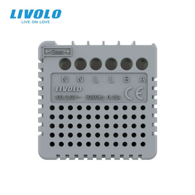 Модуль управления кондиционером белый Livolo (VL-FCA-2WPS72)