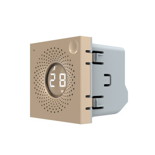 Механизм датчик температуры и влажности ZigBee золотой Livolo (VL-FCEZ-2AP) Механизм датчик температуры и влажности ZigBee золотой Livolo (VL-FCEZ-2AP)