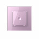 Сенсорный проходной выключатель Livolo Sense розовый (722000317)