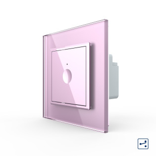 Сенсорный проходной выключатель Livolo Sense розовый (722000317) Сенсорный проходной выключатель Livolo Sense розовый (722000317)