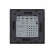 Сенсорный радиоуправляемый выключатель Livolo Sense черный (722100112)
