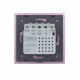 Сенсорный радиоуправляемый выключатель Livolo Sense розовый (722100117)