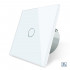 Сенсорный радиоуправляемый выключатель Livolo белый стекло (VL-C701R-11)
