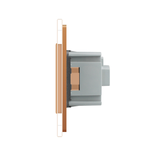 Розетка четырехместная с заземлением Livolo 16А золото стекло (VL-C7C4EU-13) Розетка четырехместная с заземлением Livolo 16А золото стекло (VL-C7C4EU-13)