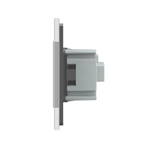 Розетка с заземлением Livolo 16А серый стекло (VL-C7C1EU-15) Розетка с заземлением Livolo 16А серый стекло (VL-C7C1EU-15)