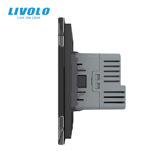 Электрическая розетка с портом USB-C черный Livolo (VL-C7CTF16A.UC18W-2BP) Электрическая розетка с портом USB-C черный Livolo (VL-C7CTF16A.UC18W-2BP)