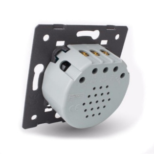 Механизм сенсорный проходной перекрестный маршевый выключатель Livolo 2 канала (VL-C702S)