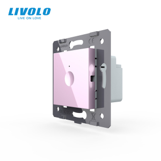 Механизм сенсорный выключатель Livolo Sense розовый (782000117) Механизм сенсорный выключатель Livolo Sense розовый (782000117)