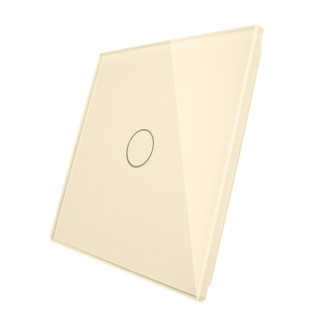 Сенсорная панель выключателя Livolo (1) бежевый стекло (VL-C7-C1-16) Сенсорная панель выключателя Livolo (1) бежевый стекло (VL-C7-C1-16)