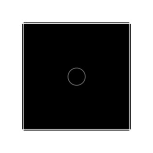 Сенсорная панель выключателя Livolo (1) черный стекло (VL-C7-C1-12) Сенсорная панель выключателя Livolo (1) черный стекло (VL-C7-C1-12)