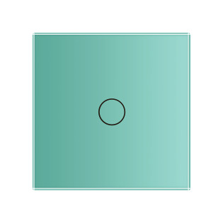 Сенсорная панель выключателя Livolo (1) зеленый стекло (VL-C7-C1-18) Сенсорная панель выключателя Livolo (1) зеленый стекло (VL-C7-C1-18)