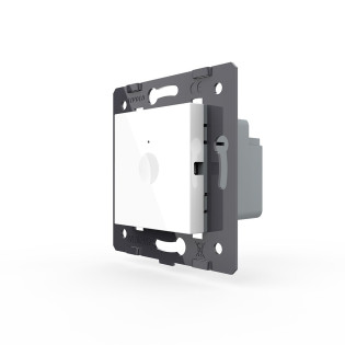 Механизм сенсорный проходной радиоуправляемый выключатель Sense 1 сенсор белый Livolo (782100311)