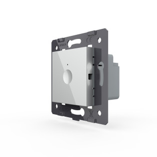 Механизм сенсорный проходной радиоуправляемый выключатель Sense 1 сенсор серый Livolo (782100315)