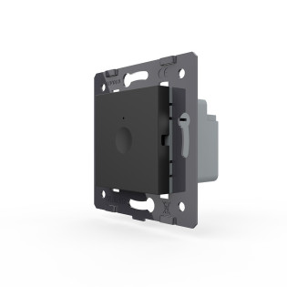 Механизм сенсорный проходной радиоуправляемый выключатель Sense 1 сенсор черный Livolo (782100312)