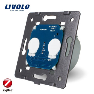 Механизм сенсорный Wi-Fi выключатель Livolo ZigBee 2 канала (VL-C702Z) Механизм сенсорный Wi-Fi выключатель Livolo ZigBee 2 канала (VL-C702Z)