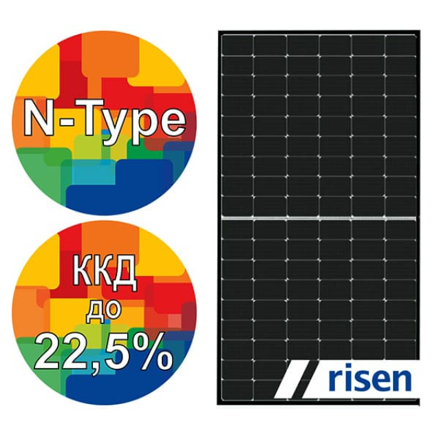 Солнечная батарея 425Вт N-type, RSM108-9-425N, Risen