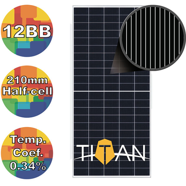 Солнечная батарея 550Вт моно RSM110-8-550M TITAN, Risen