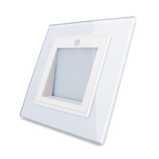 Светильник для лестниц подсветка пола Livolo с датчиком освещенности белый (VL-W291JD-11) Светильник для лестниц подсветка пола Livolo с датчиком освещенности белый (VL-W291JD-11)