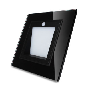 Светильник для лестниц подсветка пола Livolo с датчиком освещенности черный (VL-W291JD-12) Светильник для лестниц подсветка пола Livolo с датчиком освещенности черный (VL-W291JD-12)