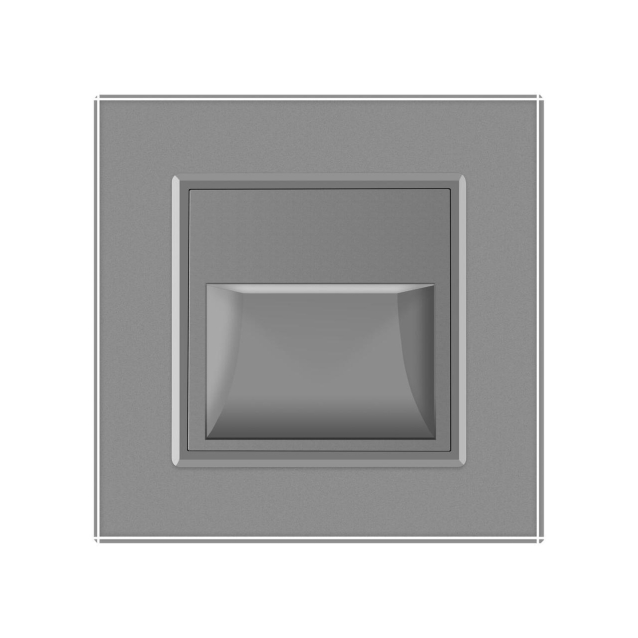 Светильник для лестниц подсветка пола серый стекло Livolo (722800615)