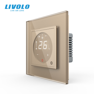 Пульт управления кондиционером золото Livolo (VL-C7-FCA-2APS72)