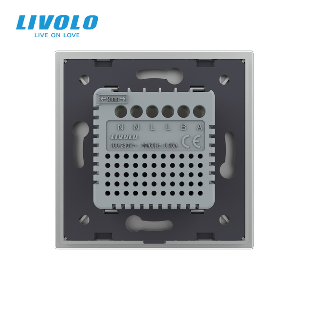 Пульт управления кондиционером серый Livolo (VL-C7-FCA-2IPS72)